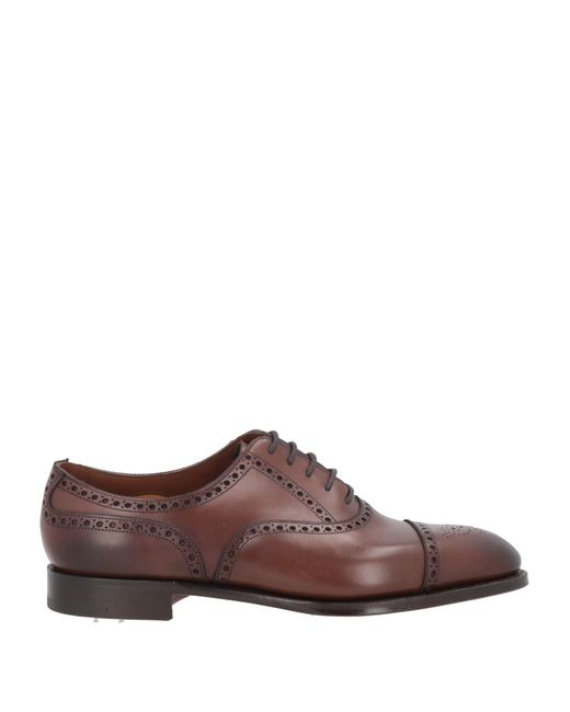 Edward Green Brown Lace-up Shoes for men