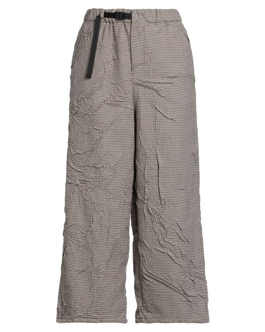 White Sand Gray Camel Pants Polyester, Viscose, Elastane