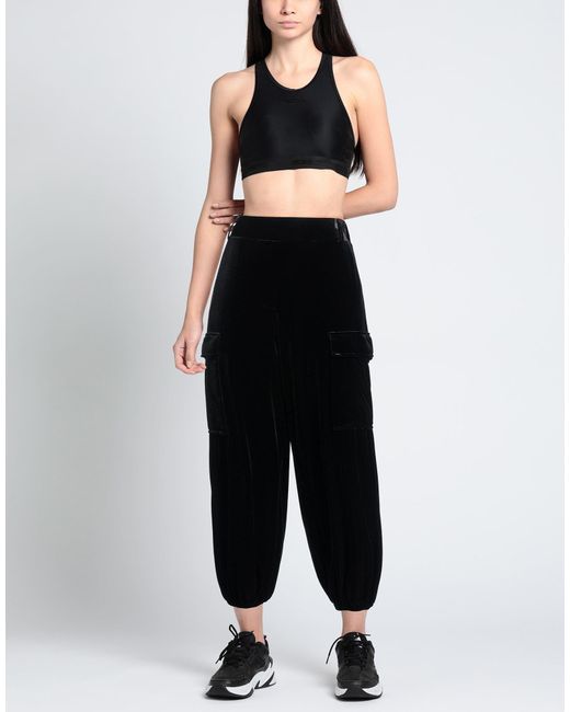 Compagnia Italiana Black Pants Polyester, Elastane