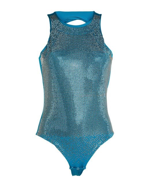 Fisico Blue Bodysuit
