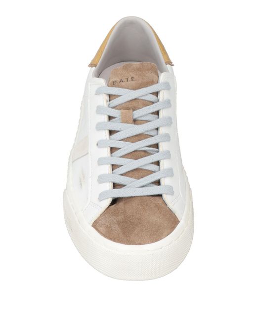 Date White Sneakers Leather for men