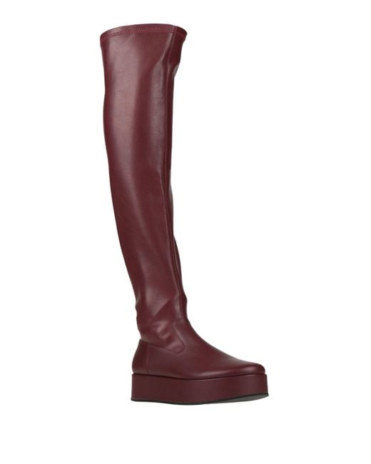 HABILLÈ Red Boot Leather