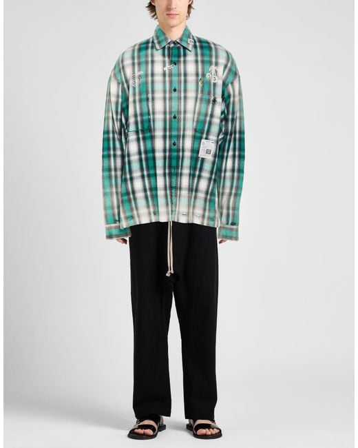 Maison Mihara Yasuhiro Blue Shirt for men