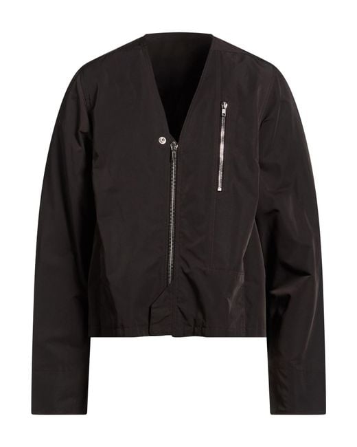 Rick Owens Black Jacket Polyester for men