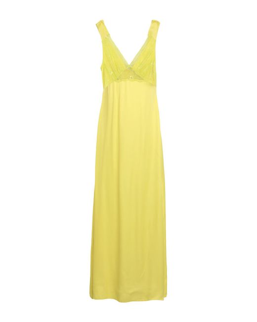 TOPSHOP Yellow Maxi Dress