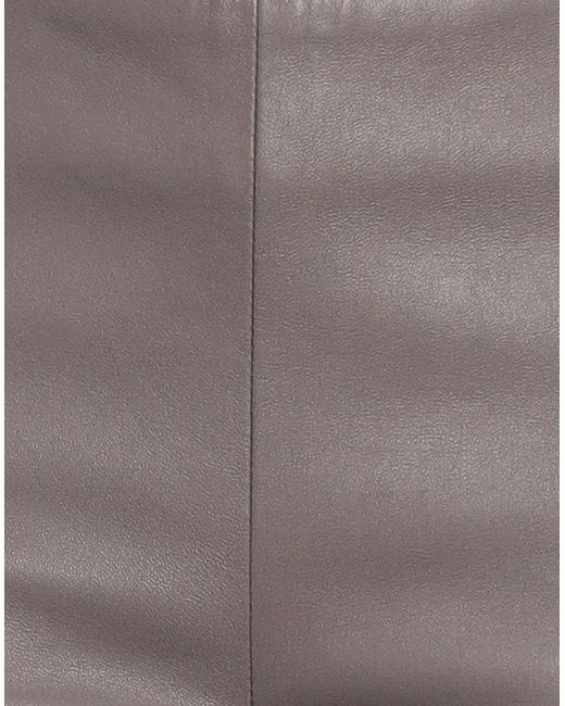Kiton Gray Pants Lambskin