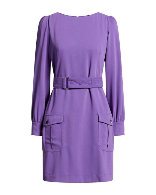 Nenette Purple Mini Dresses