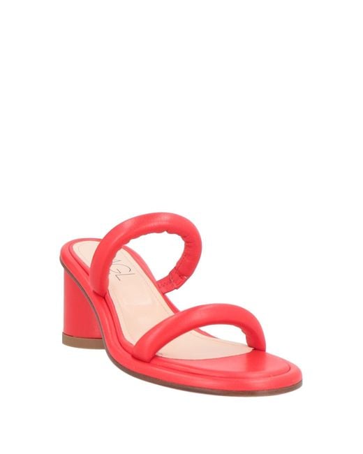 Agl Attilio Giusti Leombruni Pink Sandals Leather