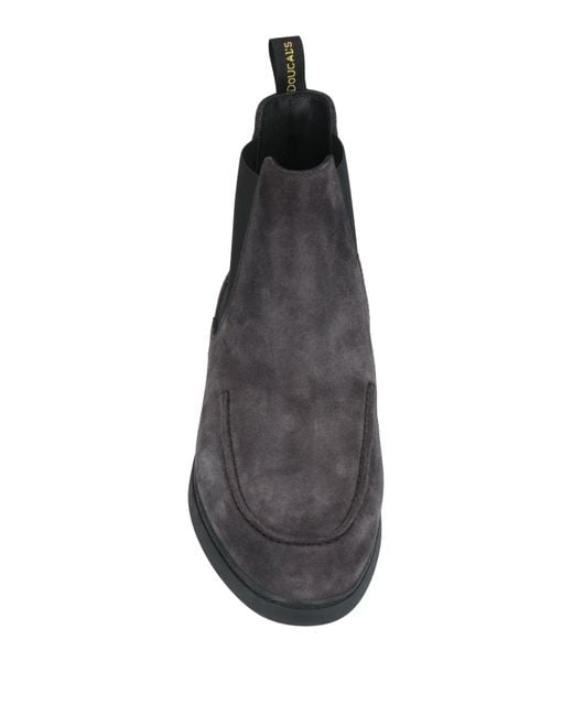Doucal's Black Ankle Boots for men