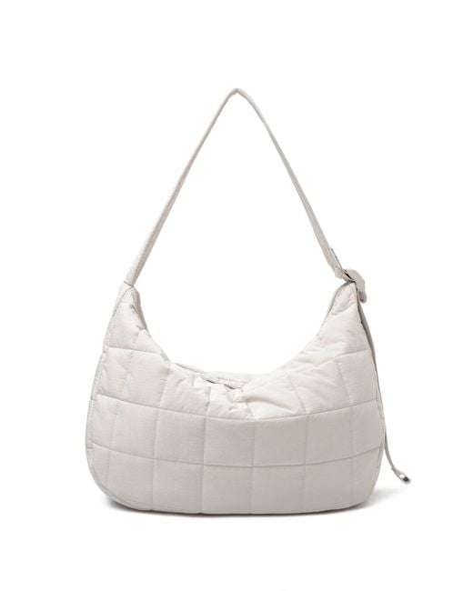 COS White Quilted Messenger - Ripstop for men