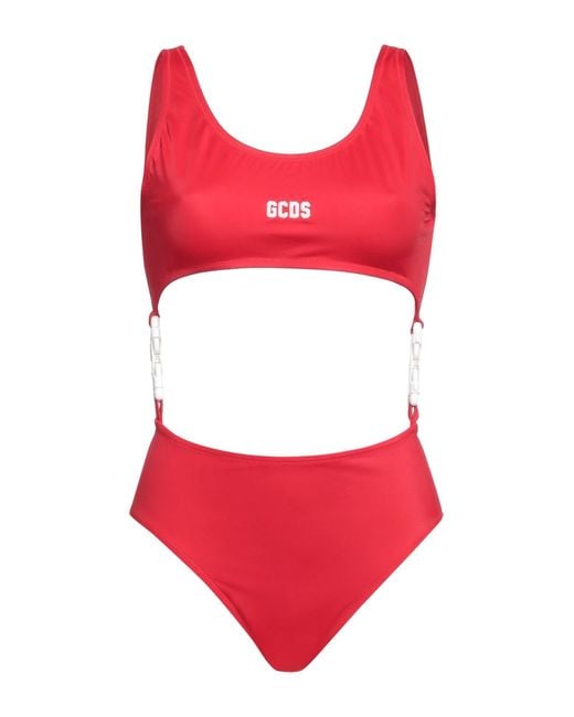 Gcds Red One-piece Swimsuit