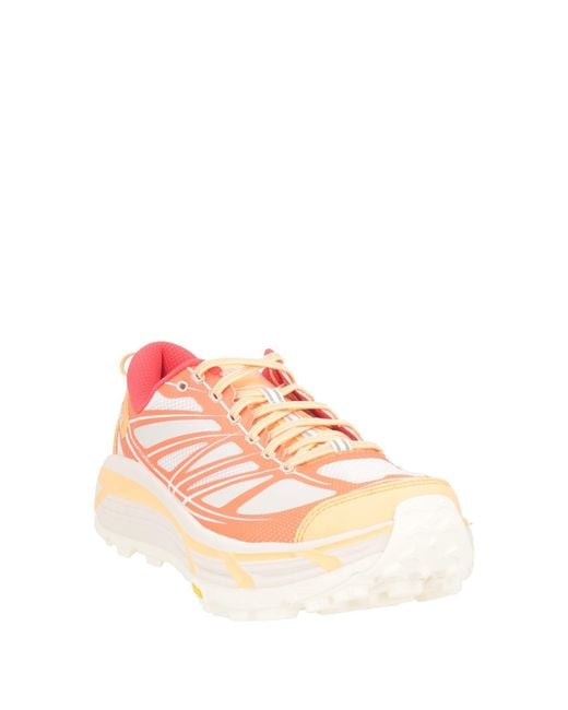 Hoka One One Pink Sneakers Textile Fibers for men