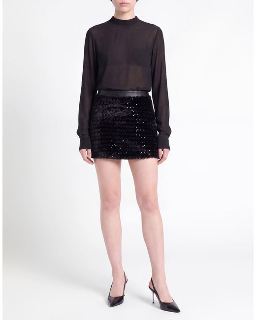 Gaelle Paris Black Mini Skirt
