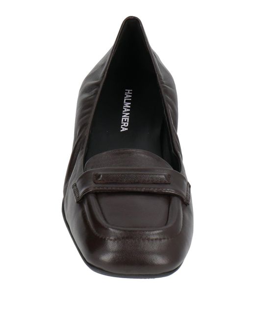 Halmanera Black Dark Loafers Leather