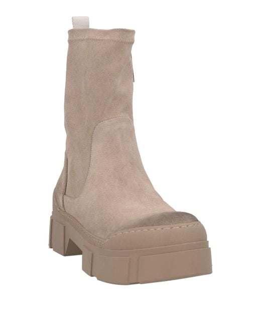 Vic Matié Brown Ankle Boots Leather