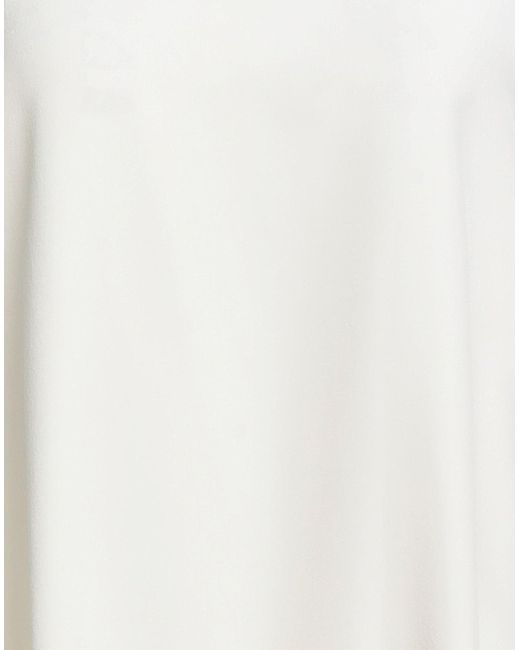 Chloé White Cream Top Silk