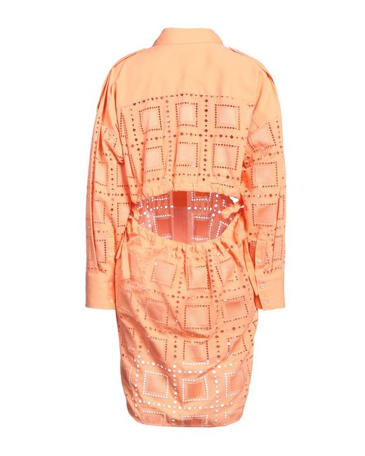 MSGM Orange Mini Dress