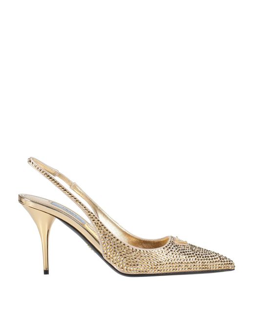 Prada metallic cheap shoes