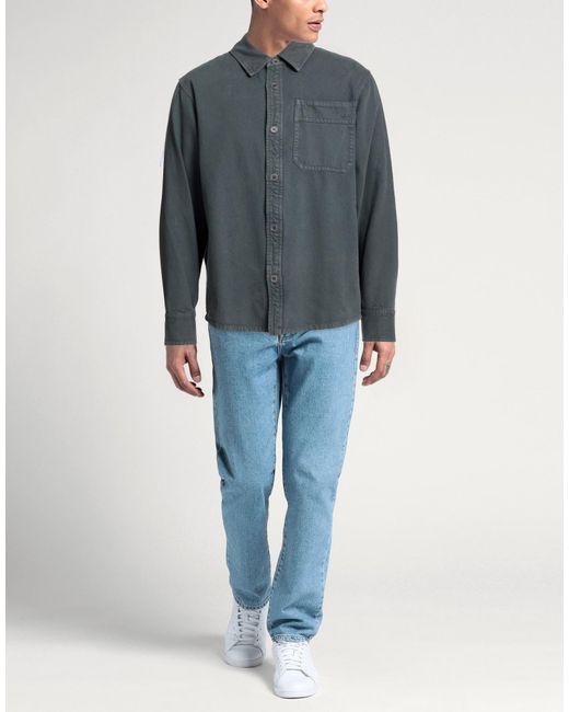 A.P.C. Gray Denim Outerwear for men
