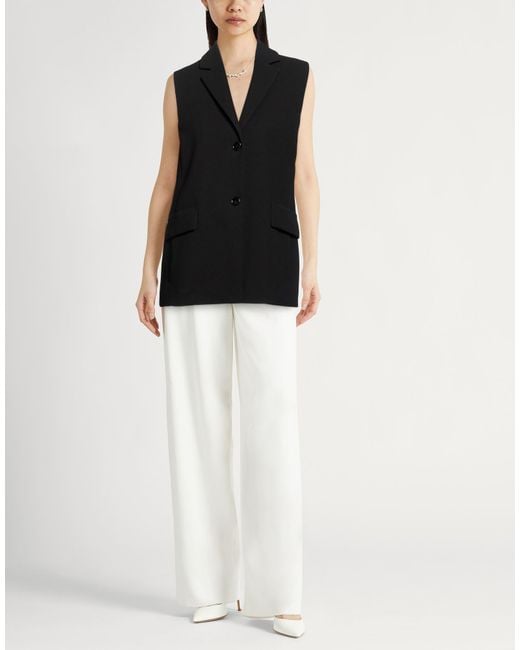 Max Mara Black Blazer Polyester, Acetate