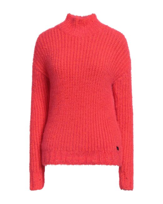 Col roulé Replay en coloris Red