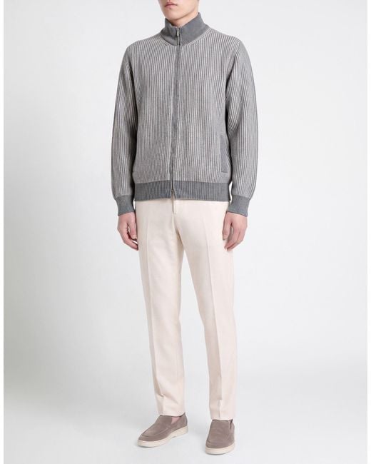 Lardini Gray Turtleneck Virgin Wool, Cashmere for men