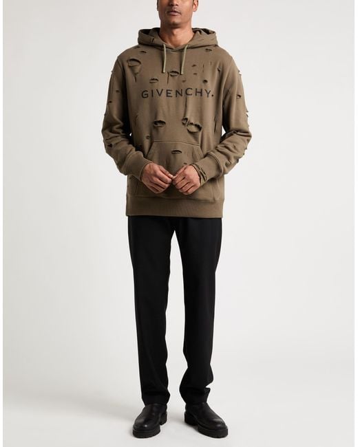 Givenchy Green Military Sweatshirt Cotton for men
