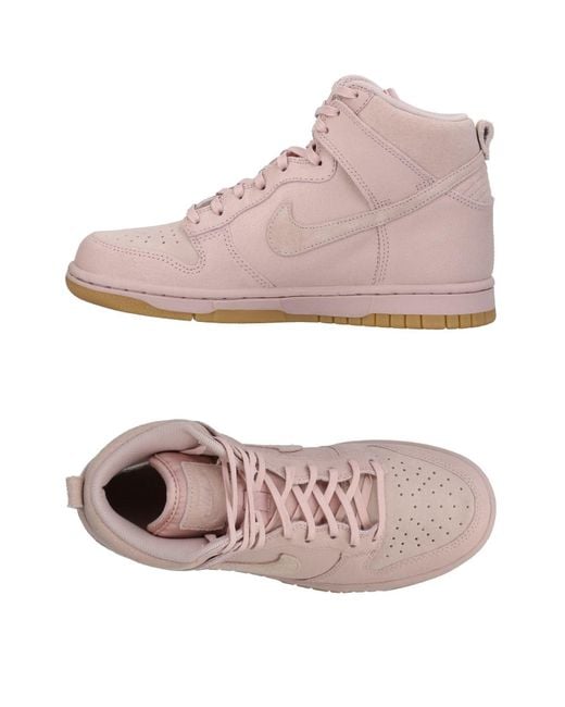 Nike Suede High-tops & Sneakers in Pastel Pink (Pink) | Lyst Australia