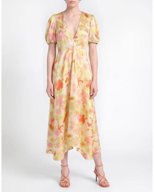 HUGO Metallic Midi Dress Recycled Polyester