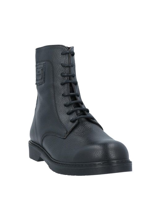 Grey Daniele Alessandrini Black Daniele Alessandrini Ankle Boots Leather for men