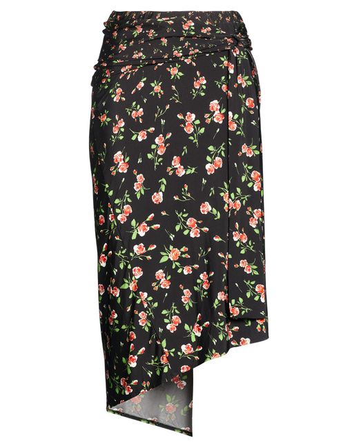 Nina Ricci Black Midi Skirt Viscose, Elastane