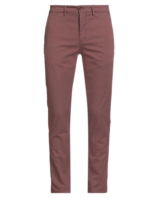 Harmont & Blaine Purple Pants Cotton, Polyester, Elastane for men