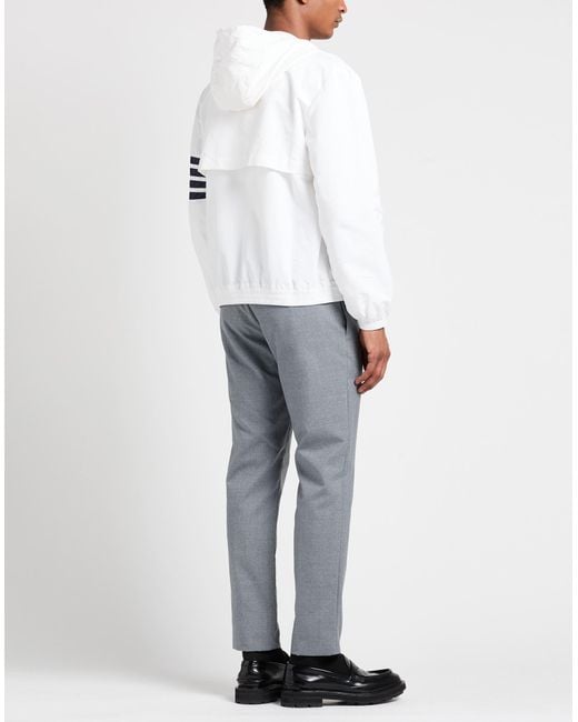 Thom Browne White Jacket Polyamide, Polyester for men