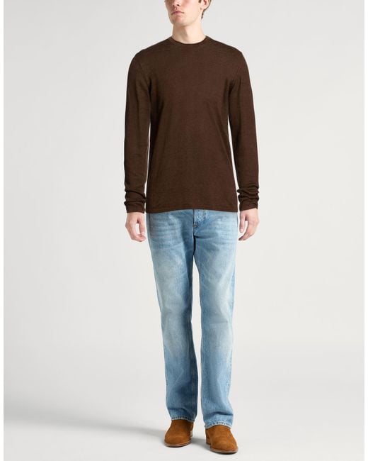 Roberto Collina Brown Jumper for men