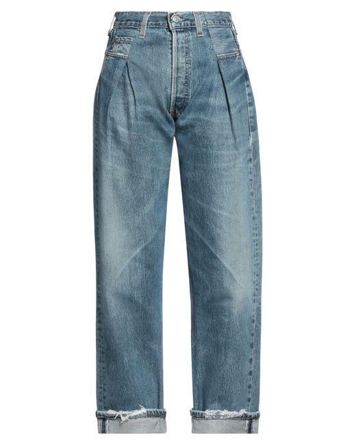 Pantalon en jean RE/DONE with LEVI'S en coloris Blue