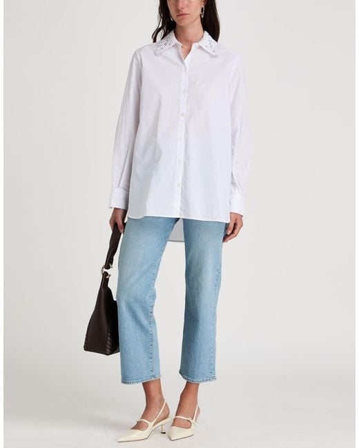 ERMANNO FIRENZE White Shirt Cotton