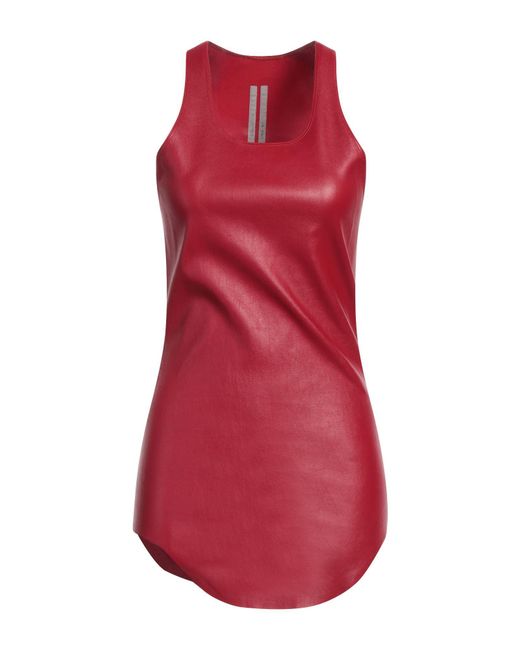 Rick Owens Red Tank Top
