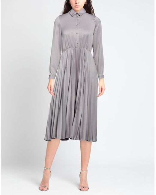 Closet Gray Midi Dress
