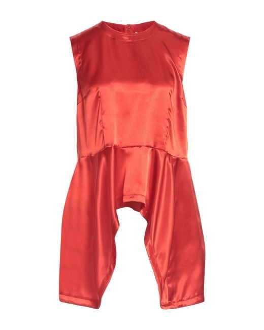 Top Comme des Garçons de color Red