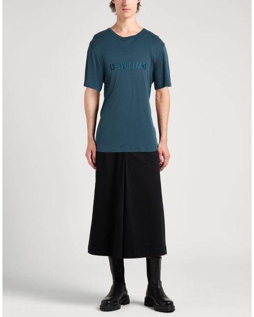Helmut Lang Blue T-Shirt Cotton for men