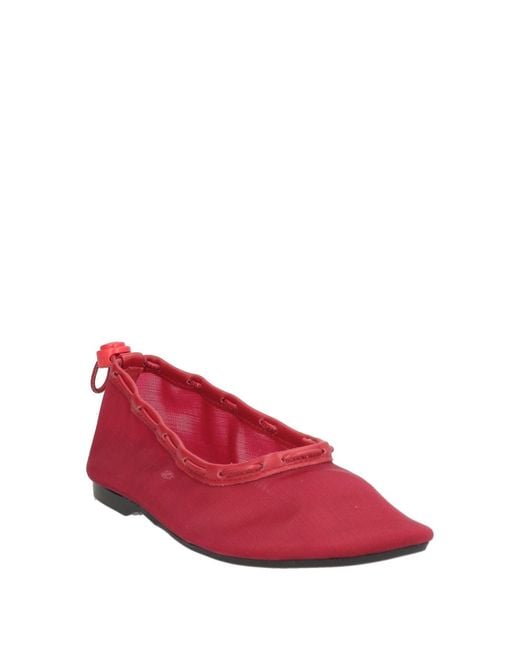 Alohas Red Ballet Flats