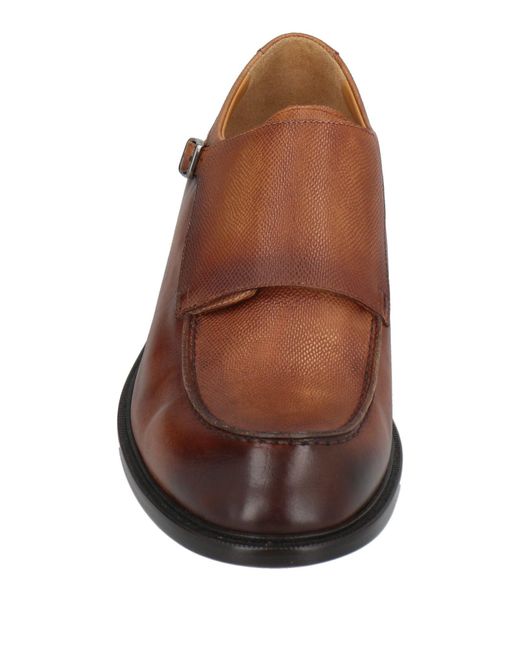 Testoni Brown Loafers Leather for men