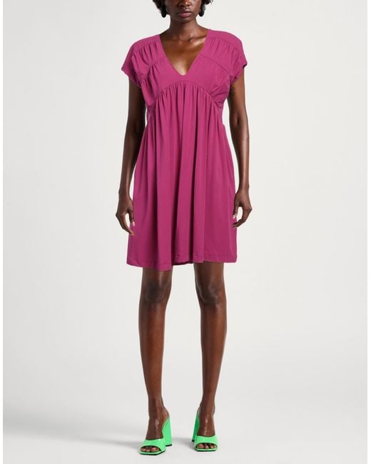 Alpha Studio Purple Mini Dress