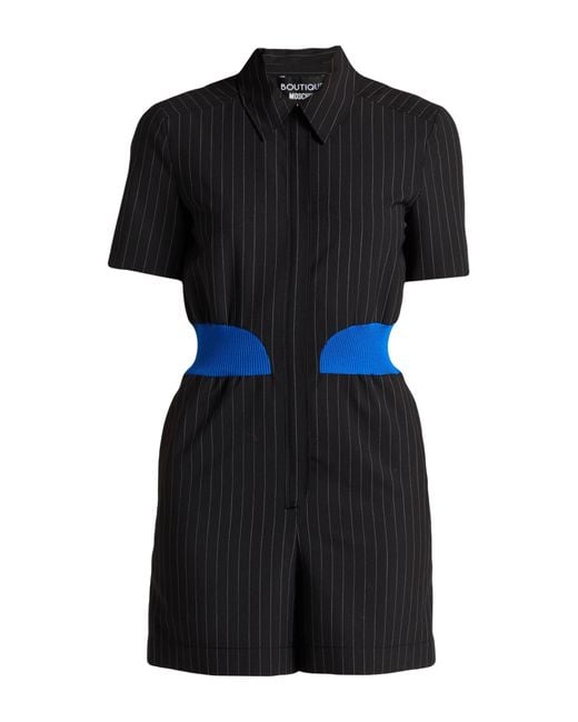 Boutique Moschino Black Playsuit Polyester, Virgin Wool, Elastane