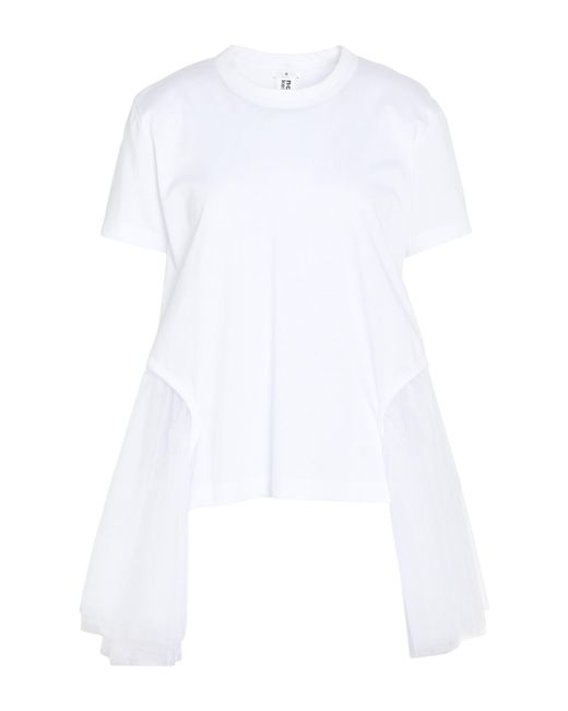 Noir Kei Ninomiya White T-Shirt Cotton