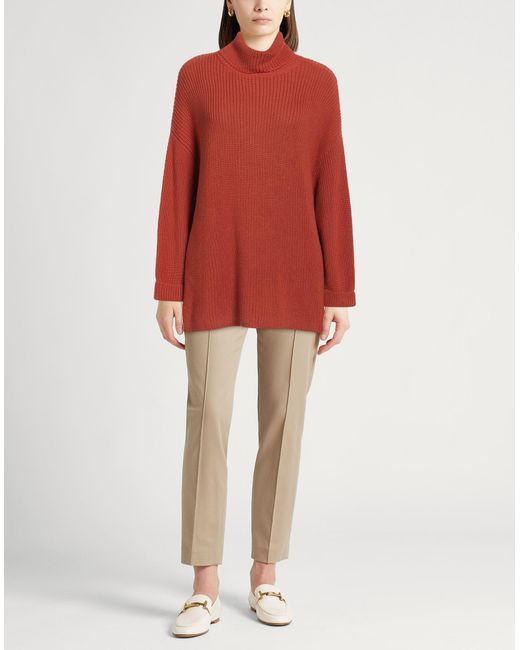 Barbour Red Turtlenecks