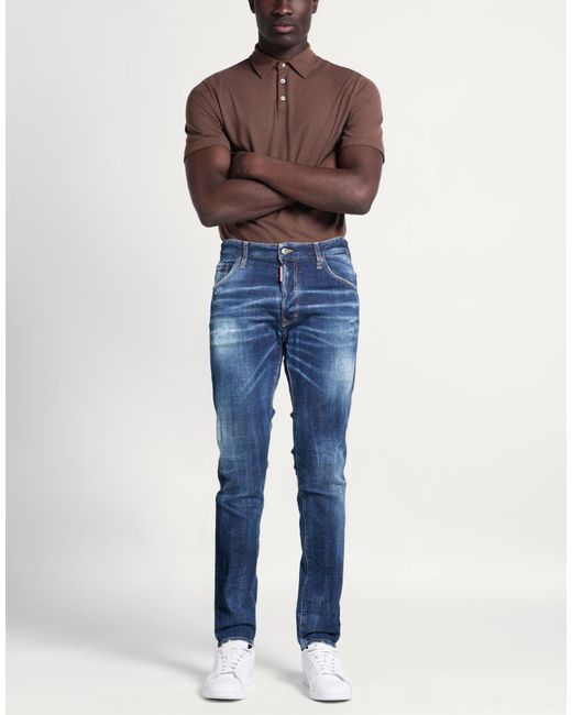 DSquared² Blue Jeans Cotton, Elastane for men