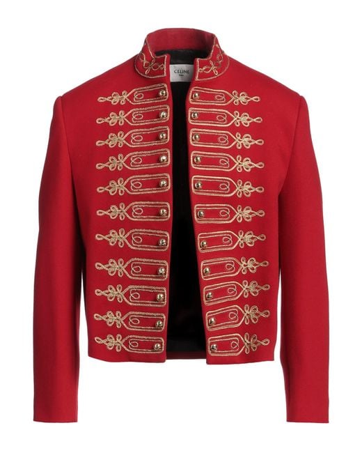 Céline Red Jacket Wool for men
