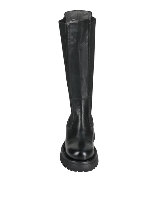 Moma Black Boot Leather