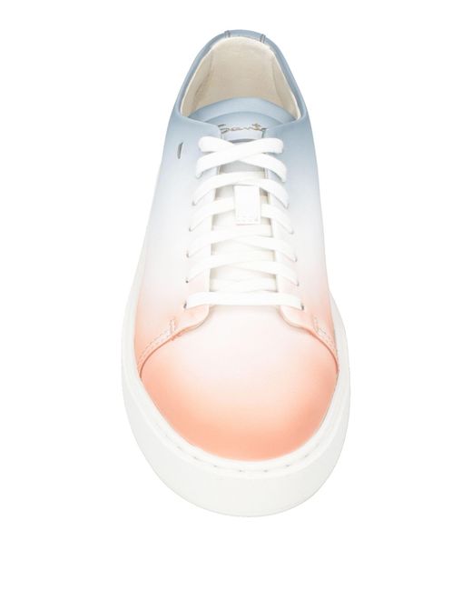 Santoni Blue Trainers